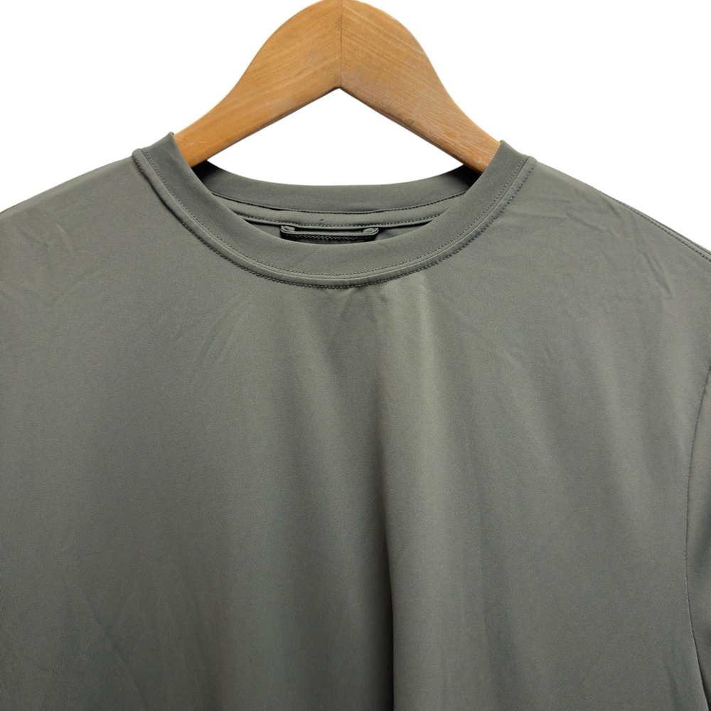 Quince Men's Sz Small Green Flowknit Breeze Performance Crewneck S/S T-Shirt euc